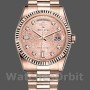 Replica Rolex Day-Date 118235 Everose Gold Pink Jubilee dial 36mm Lady Replica Uhr