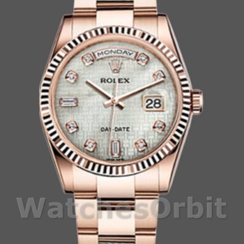 Replica Rolex Day-Date 118235 Mother of Pearl White Dial 36mm Unisex Replica Uhr