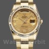 Replica Rolex Day-Date 118238 Arabic Numeral Wave Champagne Dial 36mm Unisex Replica Uhr, Replik, Luxuriöse Optik