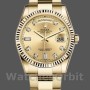 Replica Rolex Day-Date 118238 Champagner Diamant Zifferblatt 36mm Unisex Replica Uhr