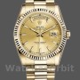 Replica Rolex Day-Date 118238 Fluted Bezel Champagner Zifferblatt 36mm Unisex Replica Uhr
