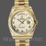 Replica Rolex Day-Date 118238 Ivory Dial Fluted Bezel 36mm Unisex Replica Uhr