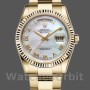 Replica Rolex Day-Date 118238 White MOP Roman Dial 36mm Unisex Replica Uhr