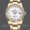 Replica Rolex Day-Date 118238 Weißes Zifferblatt mit römischen Ziffern 36mm Unisex Uhren Replica Uhr, Exakte Nachbildung, Stilvolles Accessoire