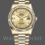 Replica Rolex Day-Date 118238 Gelbgold Diamant Champagner Zifferblatt 36mm Unisex Replica Uhr