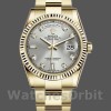 Replica Rolex Day-Date 118238 Gelbgold Silber Diamant Zifferblatt 36mm Unisex Replica Uhr, Exakte Nachbildung, Exklusive Verarbeitung