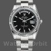 Replica Rolex Day-Date 118239 Black Dial Fluted Bezel 36mm Unisex Replica Uhr, Replik, Präzise Verarbeitung