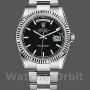 Replica Rolex Day-Date 118239 Black Dial Fluted Bezel 36mm Unisex Replica Uhr