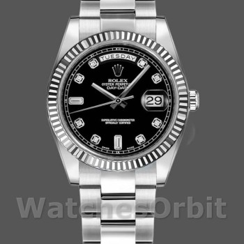 Replica Rolex Day-Date 118239 Black Diamonds Dial 36mm Unisex Replica Uhr