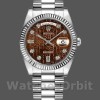 Replica Rolex Day-Date 118239 Jubilee Chocolate Brown Dial 36mm Unisex Replica Uhr, Replik, Luxuriöse Optik