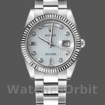 Replica Rolex Day-Date 118239 Mother of Pearl White Dial 36mm Unisex Replica Uhr