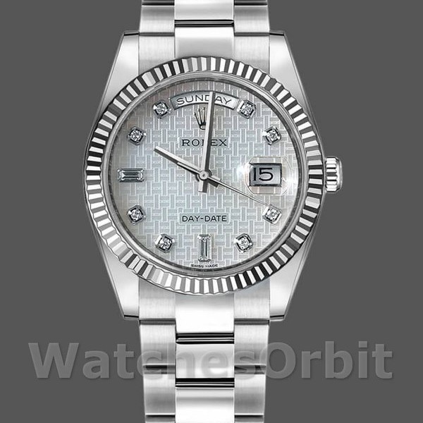 Replica Rolex Day-Date 118239 Mother of Pearl White Dial 36mm Unisex Replica Uhr, Replica Uhren, Luxuriöse Optik