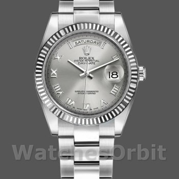Replica Rolex Day-Date 118239 Rhodium Roman Dial 36mm Unisex Replica Uhr