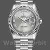 Replica Rolex Day-Date 118239 Rhodium Roman Dial Weißgold 36mm Unisex Replica Uhr, Replik, Luxuriöse Optik