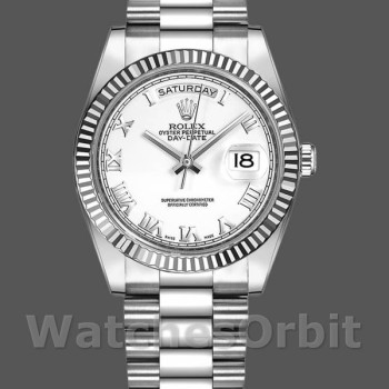 Replica Rolex Day-Date 118239 Roman Numeral White Dial 36mm Unisex Replica Uhr