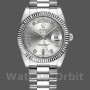 Replica Rolex Day-Date 118239 Silber Diamant Zifferblatt 36mm Unisex Replica Uhr