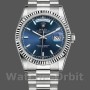 Replica Rolex Day-Date 118239 Weißgold Blaues Zifferblatt 36mm Unisex Replica Uhr