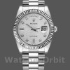 Replica Rolex Day-Date 118239 Weißgold Jubiläum Silber Zifferblatt 36mm Unisex Replica Uhr, Imitat, Hochwertige Nachbildung