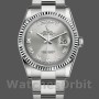 Replica Rolex Day-Date 118239 Weißgold Silber Römische Ziffern 36mm Unisex Replica Uhr