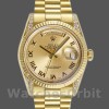 Replica Rolex Day-Date 118338 Champagner Zifferblatt Römische Zahlen 36mm Unisex Replica Uhr, Replik, Exklusive Verarbeitung