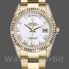 Replica Rolex Day-Date 118338 Weißes römisches Zifferblatt 36mm Unisex Uhren Replica Uhr, Nachbau, Luxuriöse Optik