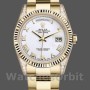 Replica Rolex Day-Date 118338 Weißes römisches Zifferblatt 36mm Unisex Uhren Replica Uhr