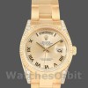 Replica Rolex Day-Date 118338 Gelbgold Champagner Zifferblatt Römische Ziffern 36mm Unisex Replica Uhr, Replica Uhren, Stilvolles Accessoire