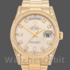 Replica Rolex Day-Date 118338 Gelbgold Silber Zifferblatt 36mm Unisex Replica Uhr, Replika Uhren, Stilvolles Accessoire