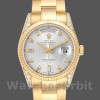 Replica Rolex Day-Date 118338 Gelbgold Silber Diamant Zifferblatt 36mm Unisex Replica Uhr, Replika Uhren, Edle Materialien
