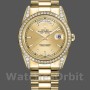 Replica Rolex Day-Date 118388 Diamond Bezel Champagne Index Dial 36MM Unisex Replica Uhr