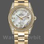 Replica Rolex Day-Date 118388 White MOP Diamond Dial 36MM Unisex Replica Uhr