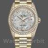 Replica Rolex Day-Date 118388 Gelbgold Diamant Meteorit Zifferblatt 36MM Unisex Replica Uhr, Exakte Nachbildung, Elegantes Design