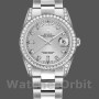 Replica Rolex Day-Date 118389 Silber Diamant Zifferblatt 36MM Unisex Replica Uhr