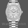 Replica Rolex Day-Date 118389 Silver Jubilee Diamond Dial 36MM Unisex Replica Uhr Präzise Verarbeitung