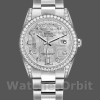 Replica Rolex Day-Date 118389 White Gold Meteorite Grey Dial 36MM Unisex Replica Uhr Edle Materialien