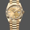 Replica Rolex Day-Date 128238 0008 Fluted Bezel Champagne Diamond Dial 36MM Unisex Replica Uhr Hochwertige Unisex Replica Uhr online kaufen