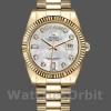 Replica Rolex Day-Date 128238 Fluted Bezel White Mother of Pearl Dial 36MM Unisex Replica Uhr Hochwertige Unisex Replica Uhr online kaufen