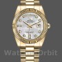 Replica Rolex Day-Date 128238 Fluted Bezel White Mother of Pearl Dial 36MM Unisex Replica Uhr
