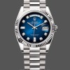 Replica Rolex Day-Date 128239 Blue Ombre Diamond Dial 36MM Unisex Replica Uhr Hochwertige Unisex Replica Uhr online kaufen