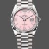 Replica Rolex Day-Date 128239 Weißgold Pink Opal Zifferblatt 36MM Unisex Replica Uhr Hochwertige Unisex Replica Uhr online kaufen