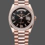 Replica Rolex Day-Date 128345RBR Eisenkiesel dial Everose Gold 36MM Unisex Replica Uhr