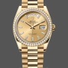Replica Rolex Day-Date 128348RBR Champagne Index Dial Yellow Gold 36MM Unisex Replica Uhr Hochwertige Unisex Replica Uhr online kaufen
