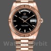 Replica Rolex Day-Date 218235 Black Index Dial Rose Gold 41MM Herren Replica Uhr Exklusive Herren Replica Uhr online kaufen