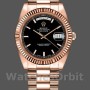 Replica Rolex Day-Date 218235 Black Index Dial Rose Gold 41MM Herren Replica Uhr