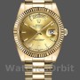 Replica Rolex Day-Date 218238 Champagne Index Dial Gelbgold 41MM Herren Replica Uhr
