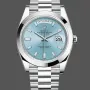 Replica Rolex Day-Date 228206 Ice Blue Dial Platinum 40MM Herren Replica Uhr