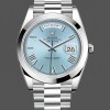 Replica Rolex Day-Date 228206 Ice Blue Quadrant Dial Platinum 40MM Herren Replica Uhr Exklusive Herrenuhr Replica online kaufen