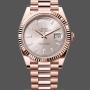 Replica Rolex Day-Date 228235 Sundust Index Dial Fluted Bezel 40mm Herren Replica Uhr