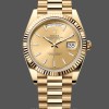 Replica Rolex Day-Date 228238 Champagner Diamant Zifferblatt Geriffelte Lünette 40mm Herren Replica Uhr Exklusive Herrenuhr Replica online kaufen