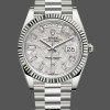 Replica Rolex Day-Date 228239 Meteorite Grey Dial Fluted Bezel 40mm Herren Replica Uhr Sportliches Design